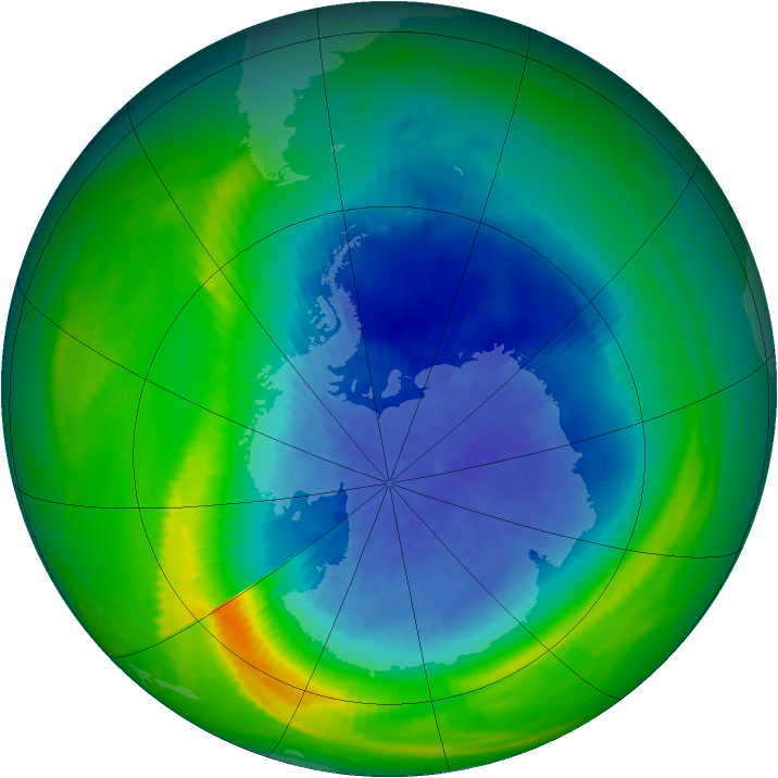 Ozone Map 1982-10-02